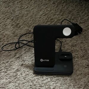 Black Wireless Charging Stand